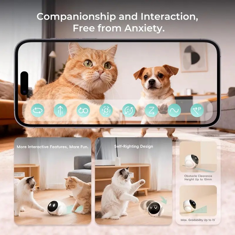 Movable Indoor Pet Robot Camer - đánh giá và giá Smart Home Video