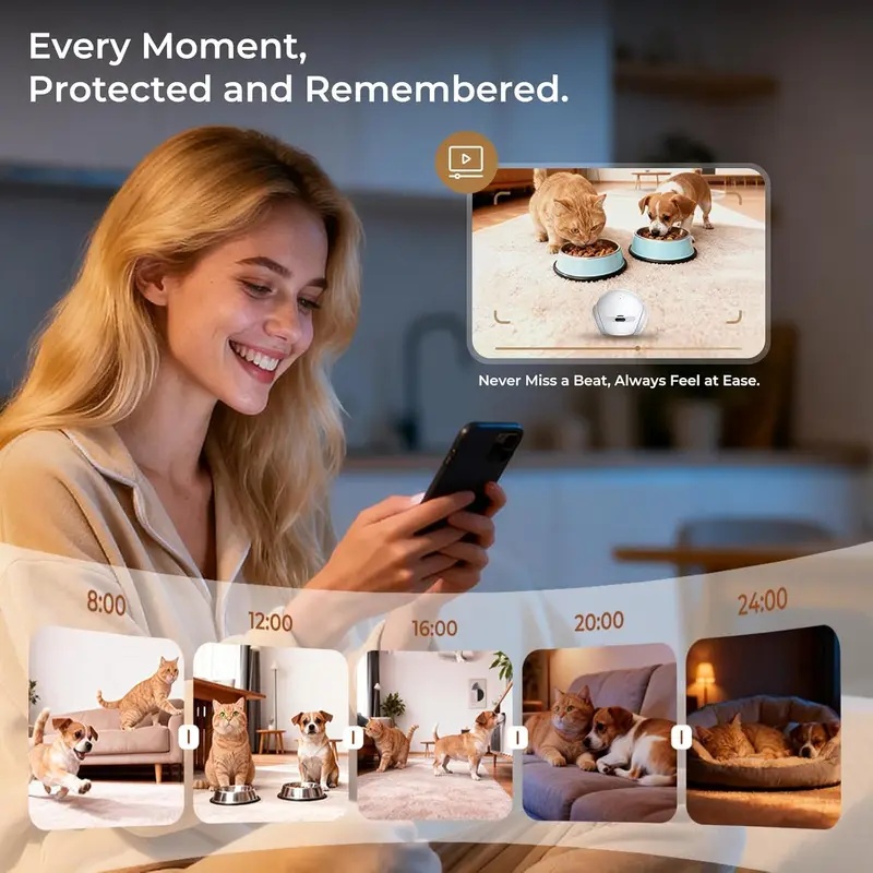 Movable Indoor Pet Robot Camer - đánh giá và giá Smart Home Video