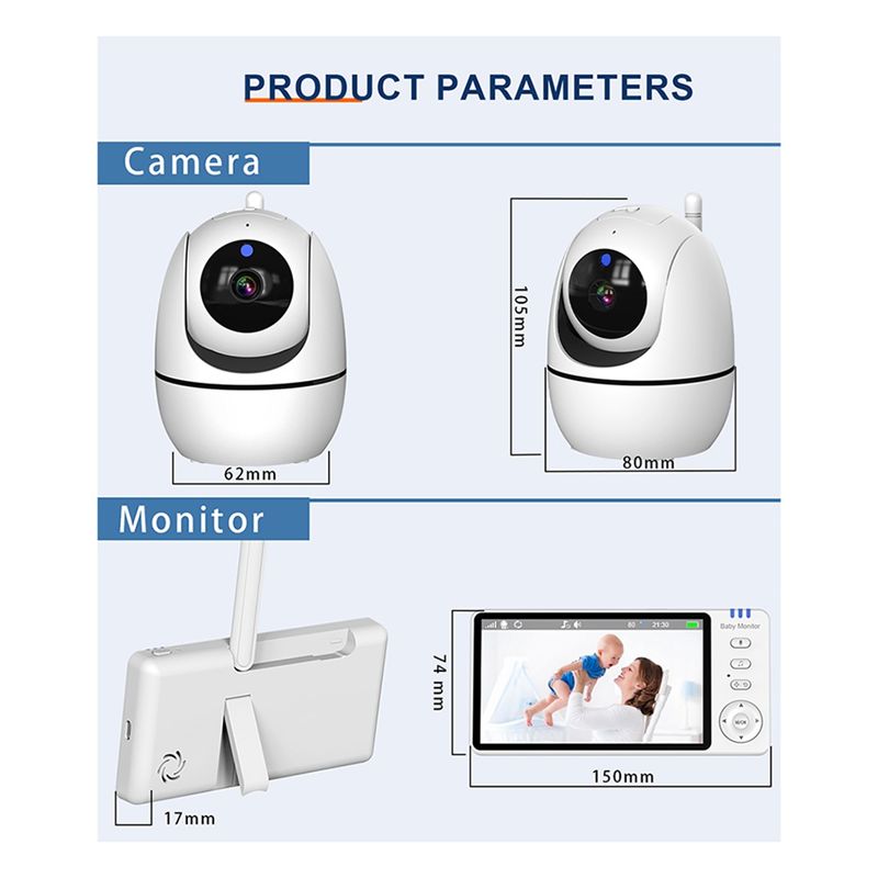 ABUL-Video Baby Monitor 2.4G 3 - đánh giá và giá Smart Home Video
