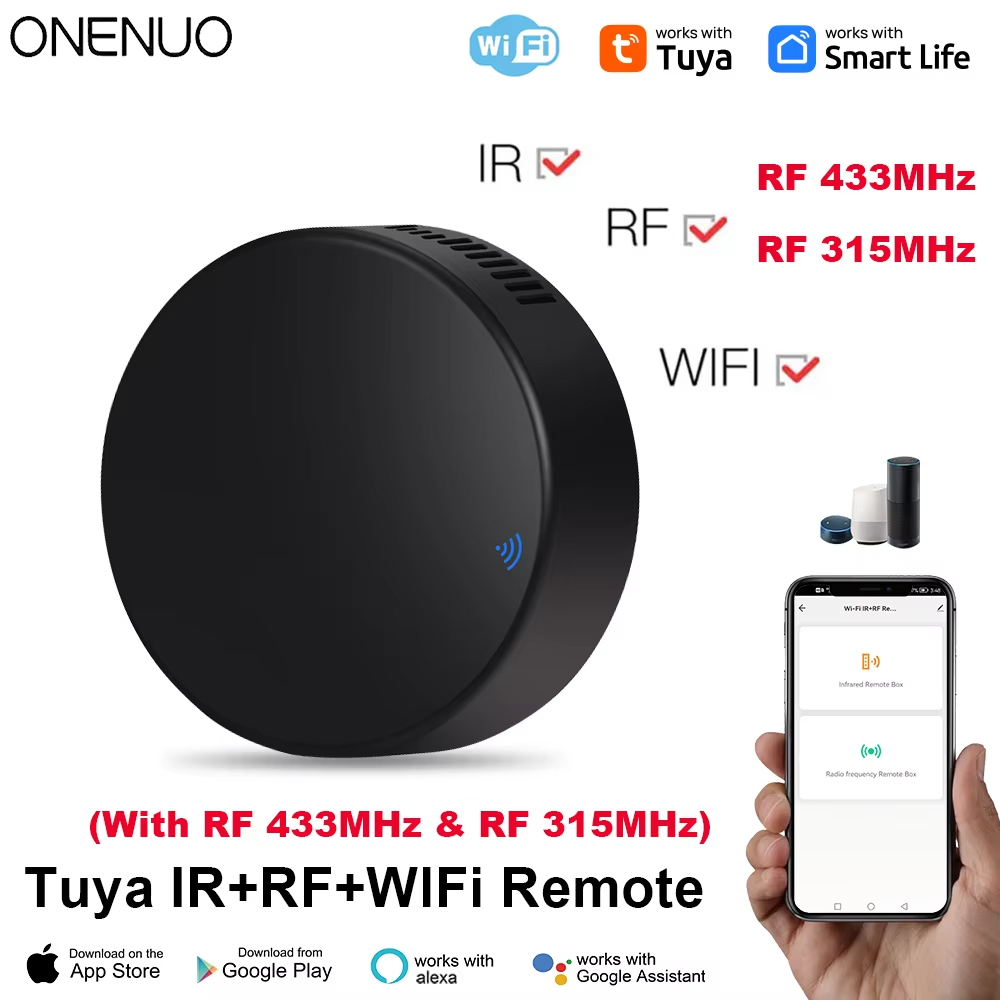 Tuya WiFi RF IR Remote Control - đánh giá và giá Universal Remote Smart Home