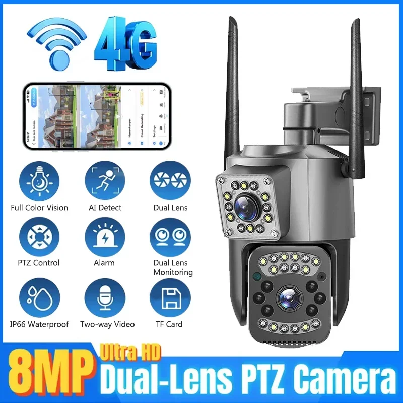 8MP WIFI IP Camera 4K PTZ Dual - đánh giá và giá Smart Home Camera Ezviz
