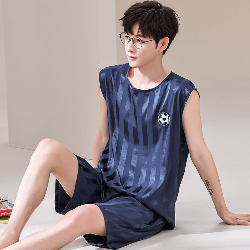 Summer Men Pyjamas Ice Silk Pa - đánh giá và giá Smart Home Plus