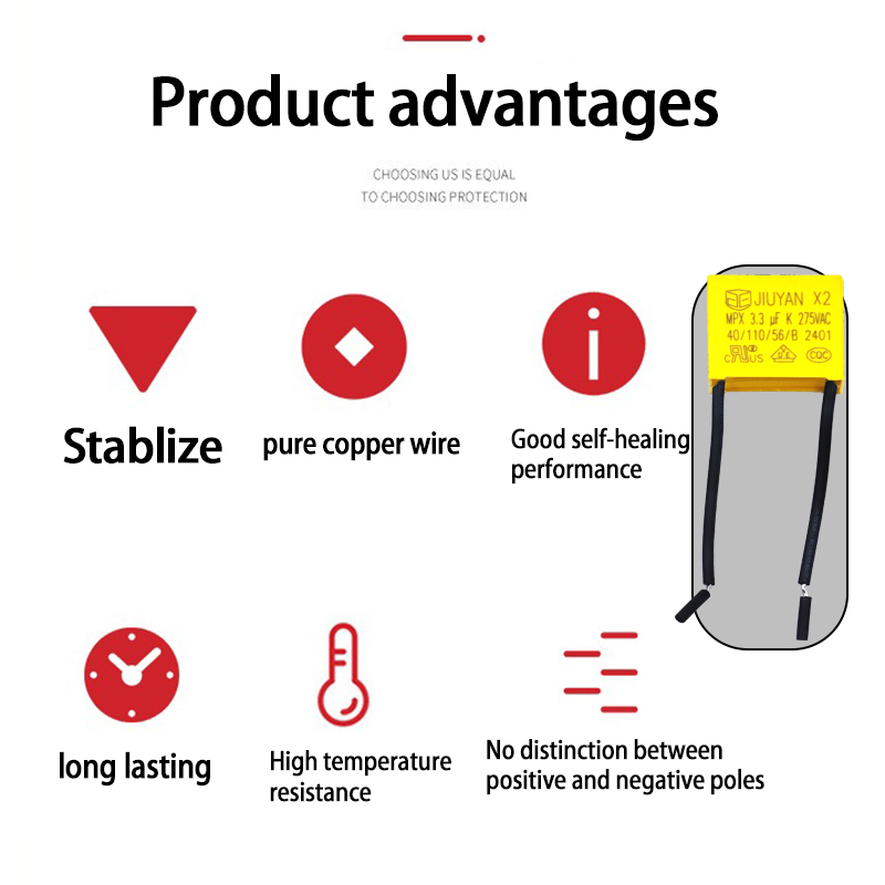 2.2uF X2 Safety Capacitor 275V - đánh giá và giá Smart Home Yellow