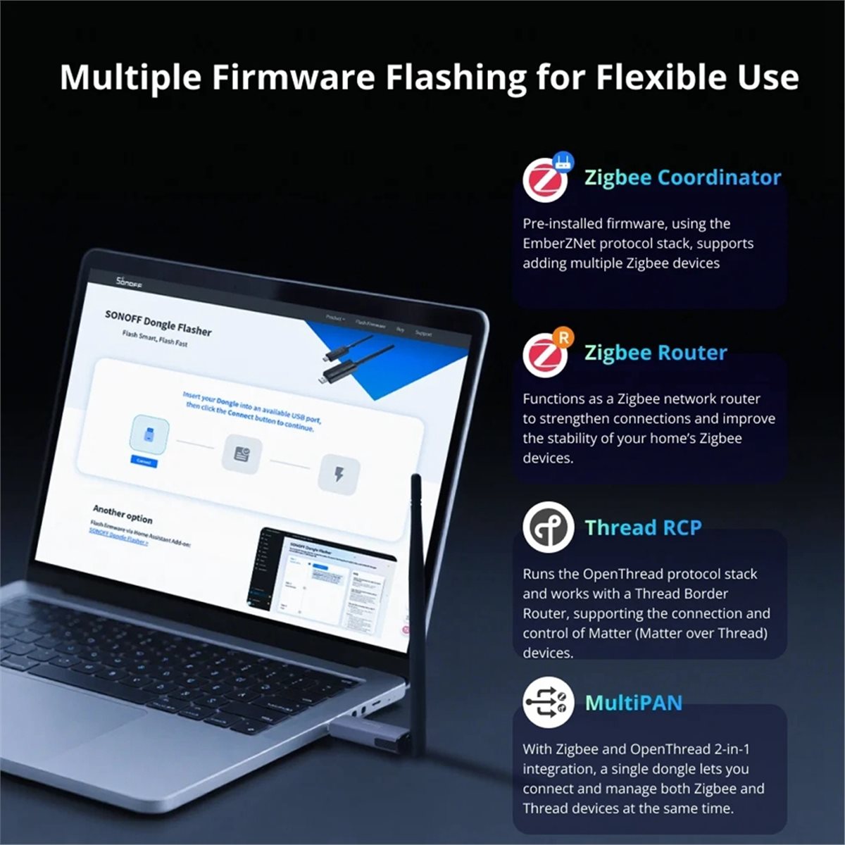 Dongle Plus MG24 Zigbee Thread - đánh giá và giá Smart Home Plus